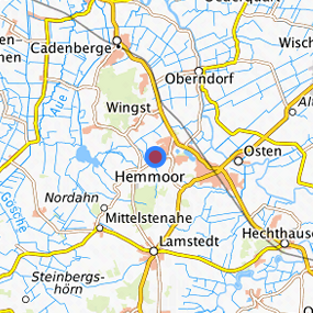 Lage in der gesuchten Region 