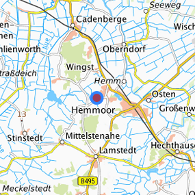 Lage in der gesuchten Region 