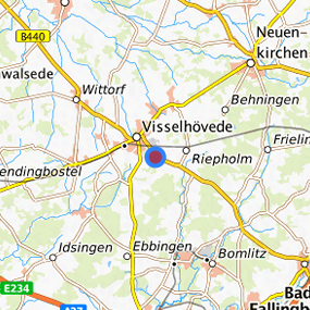Location in the requested region 