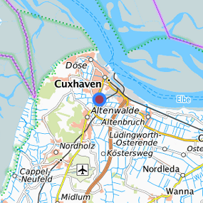 Location in the requested region 