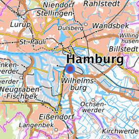 Location in the requested region 